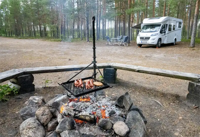Campervan hire in Finland.